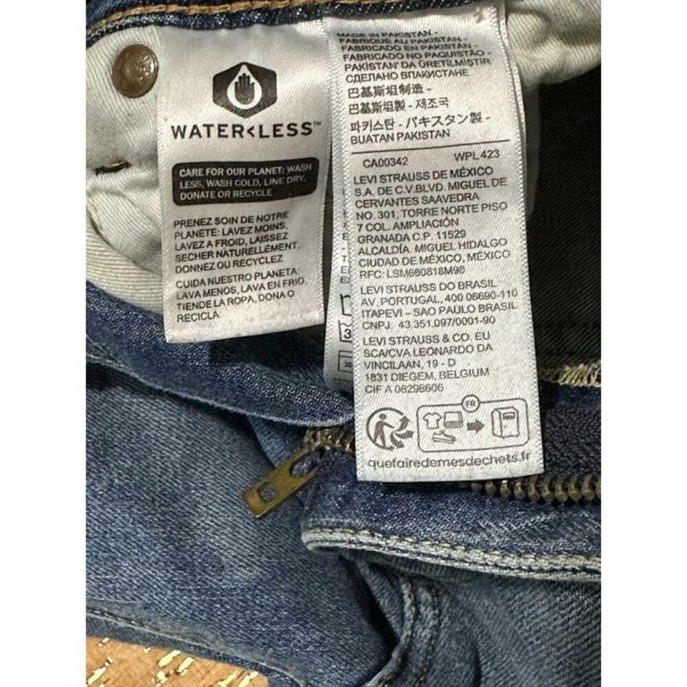 LEVI'S PREMIUM 512 SLIM TAPER JEAN PERFORMANCE \Stretch Men 28X28* Distressed - Picture 5 of 11